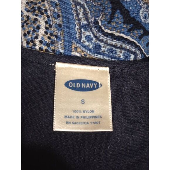Old Navy Shirt Ladies‎ Small Navy Capped Sleeve Light Weight - Picture 5 of 6